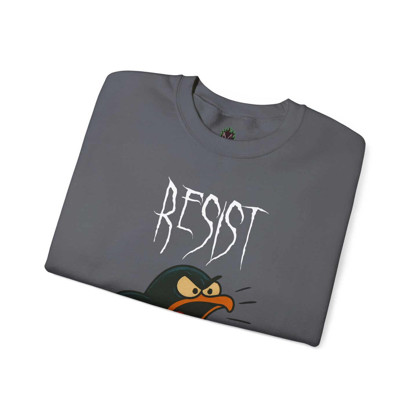 We Will Resist – Angry Penguin & Politician Crewneck Sweatshirt