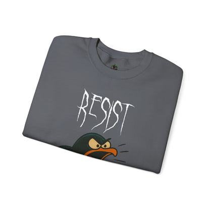 We Will Resist – Angry Penguin & Politician Crewneck Sweatshirt