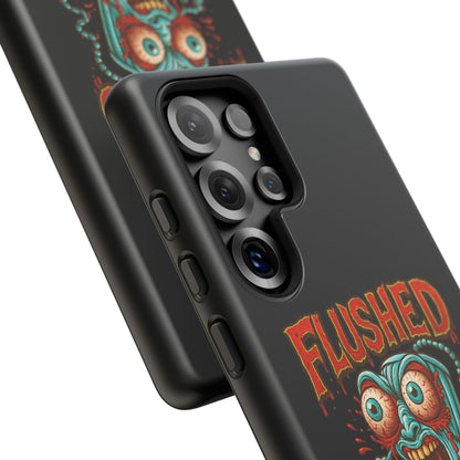 Phone Case — "Flushed But Not Forgotten" Horror Graphic iPhone Cover
