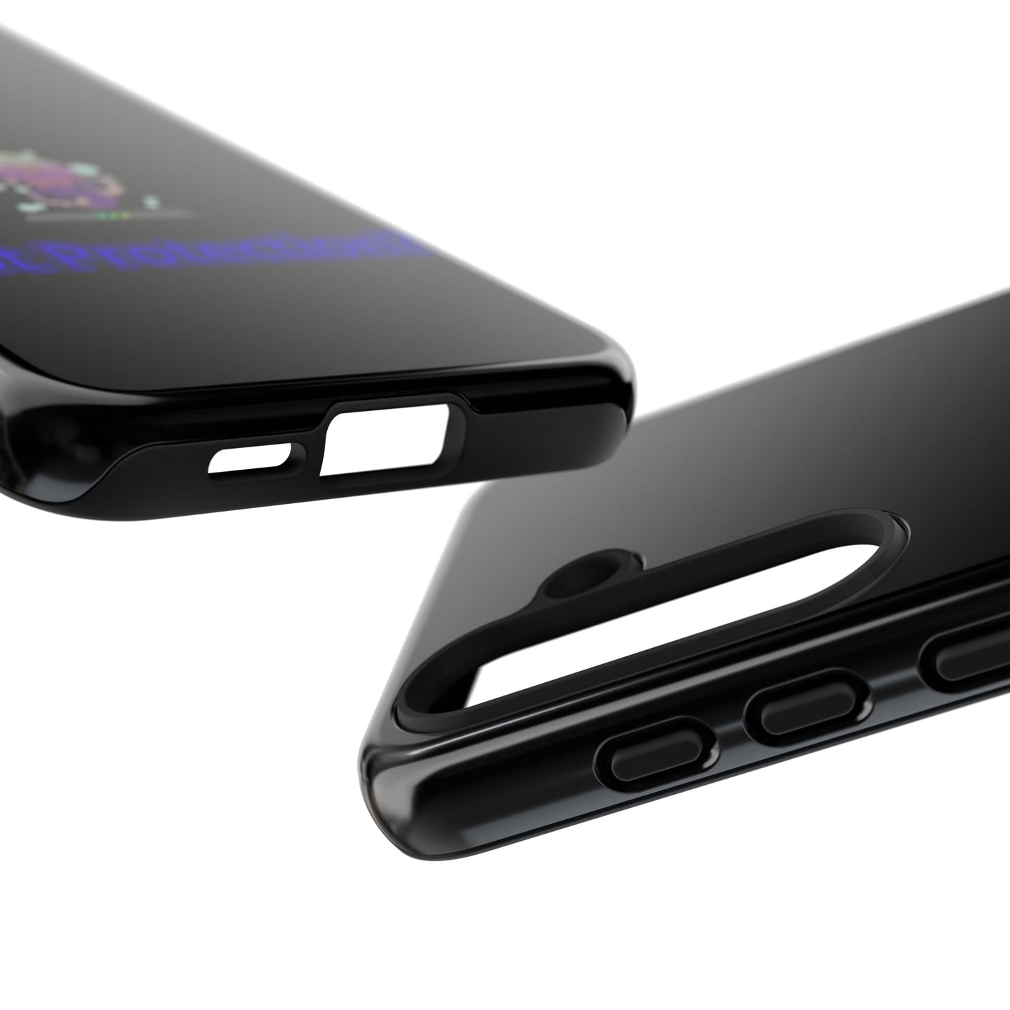 Phone Case — 'Got Protection?' Cute Purple Alien Anti-Shock Protective Cover
