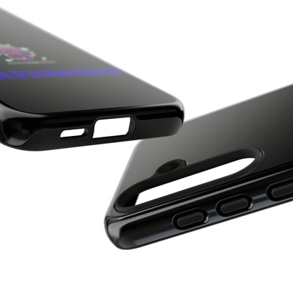 Phone Case — 'Got Protection?' Cute Purple Alien Anti-Shock Protective Cover