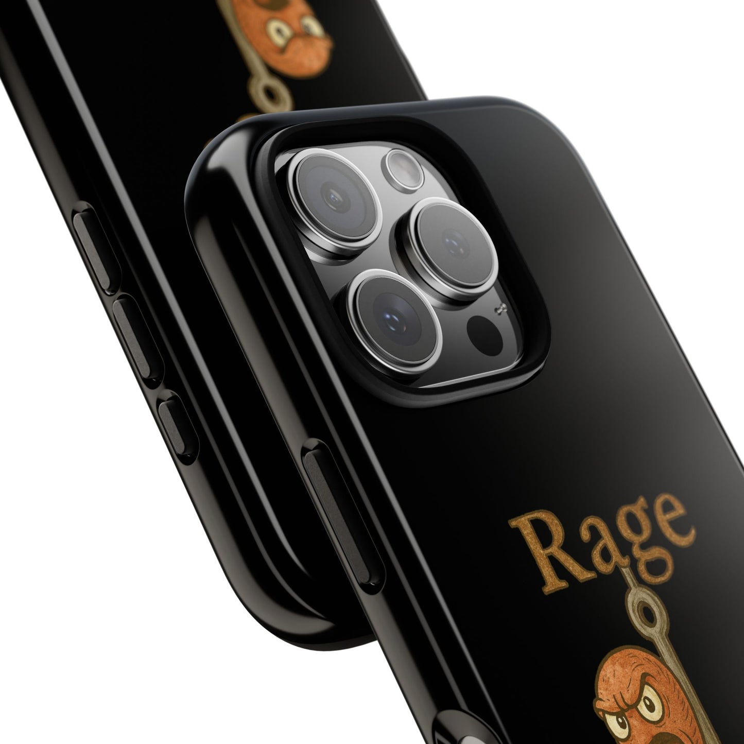 Phone Case — "Rage Bait" Angry Worm Fishing Design