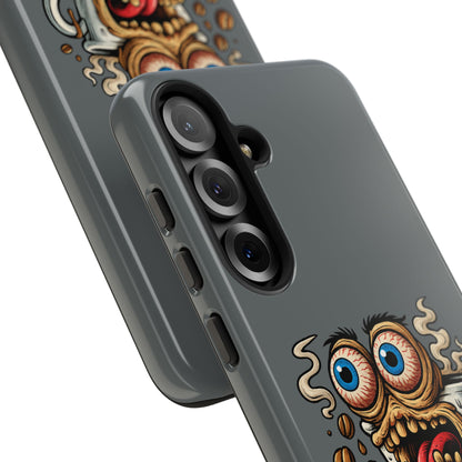 Phone Case — "This Isn't a Cup, It's a Cry for Help" Coffee Monster Design