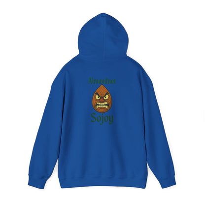 Angry Almond Hoodie - Tropical Humor Graphic Sweatshirt