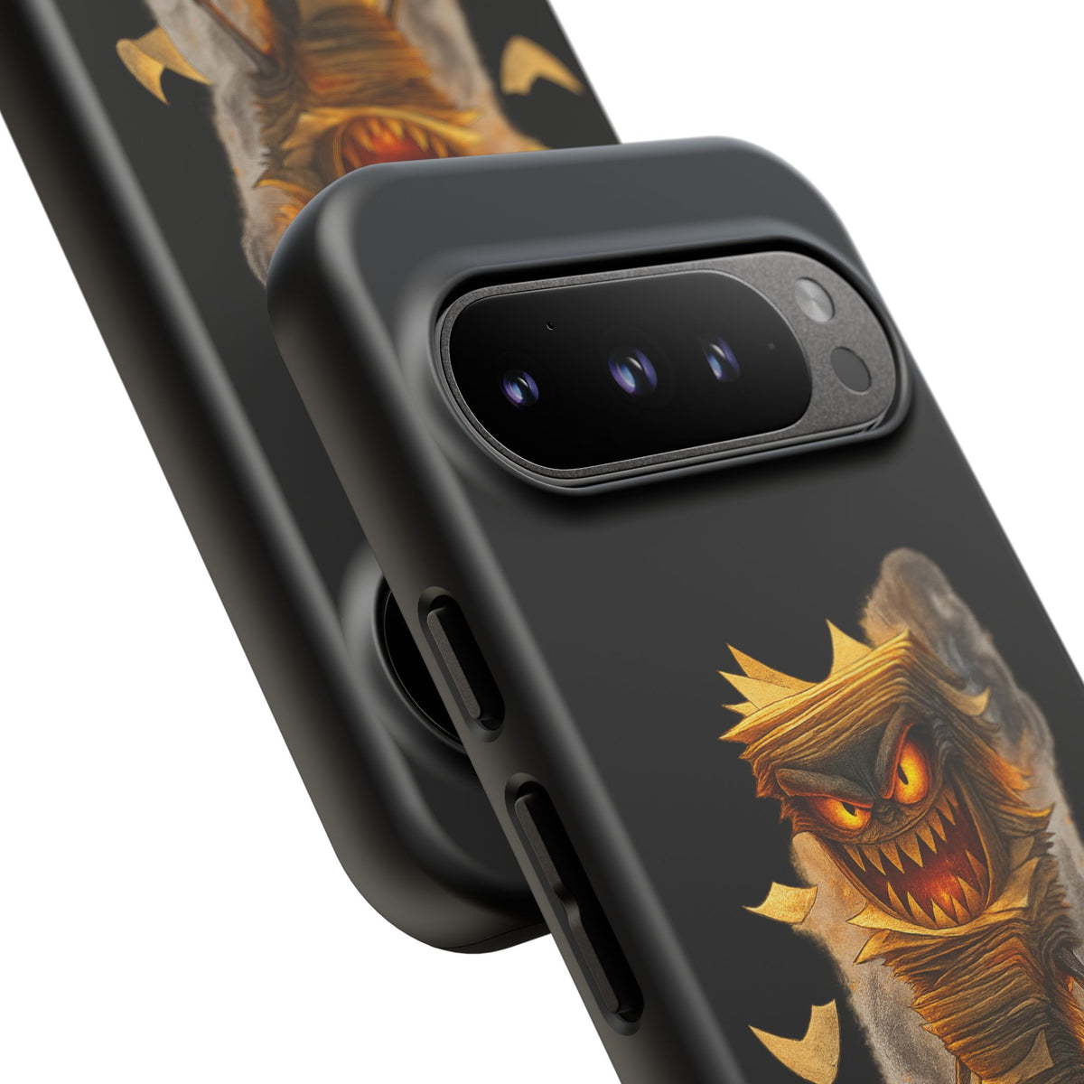 Phone Case — Halloween Mummy Creature “Stapled Your Soul to Page 666” Horror Design