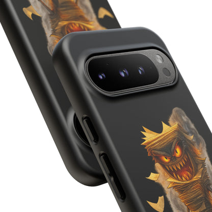 Phone Case — Halloween Mummy Creature “Stapled Your Soul to Page 666” Horror Design