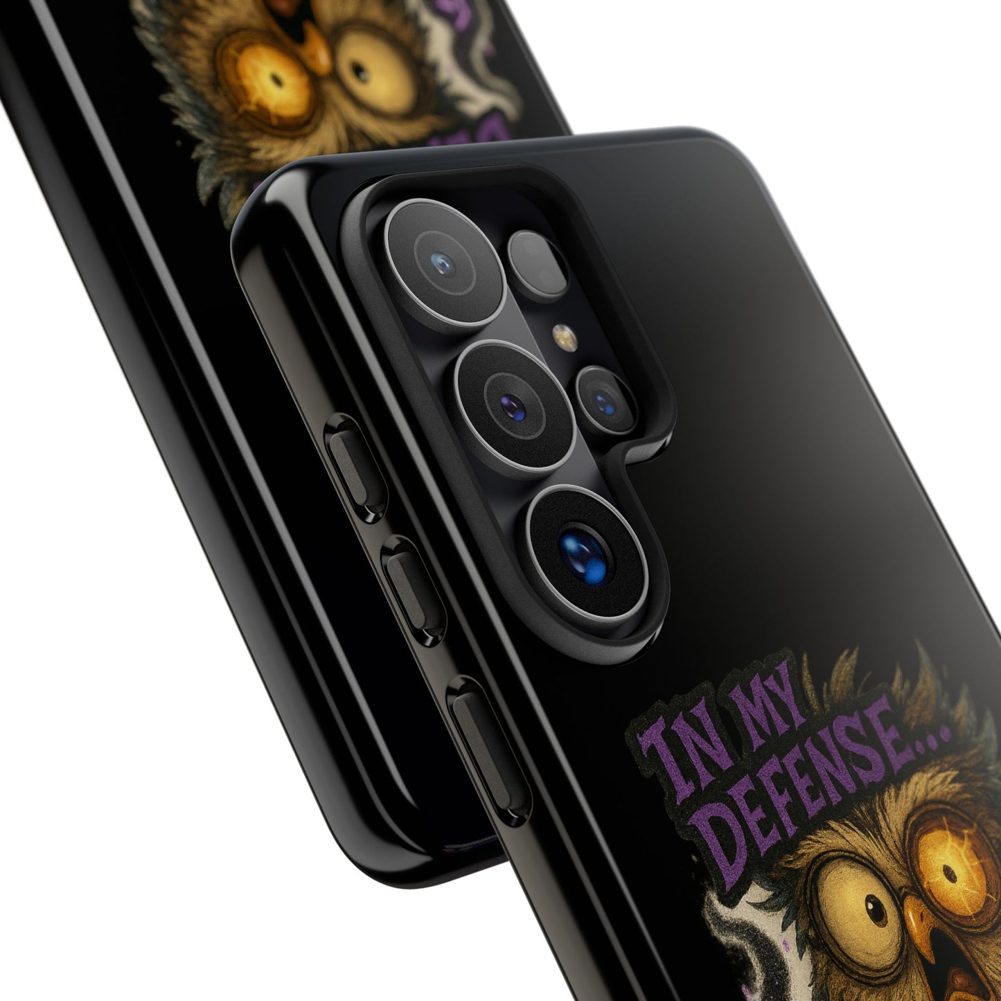 Phone Case — 'In My Defense… The Spell Did Work' Owl Witchy Protective Case