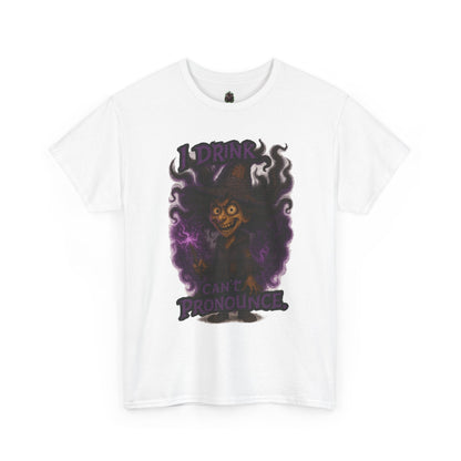 I Drink Coffee I Can't Pronounce T-Shirt | Witchy Coffee, Halloween Vibe