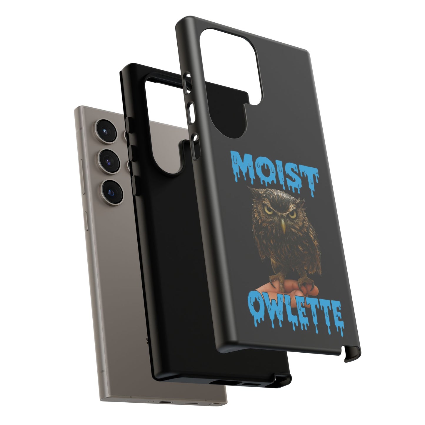 Moist Owlette Phone Case — Funny Owl Graphic Protective Case