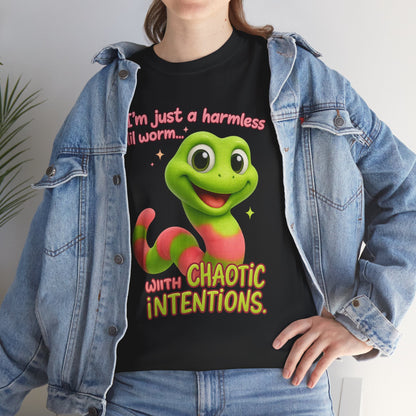Chaotic Intentions – Cute Gummy Worm T-Shirt