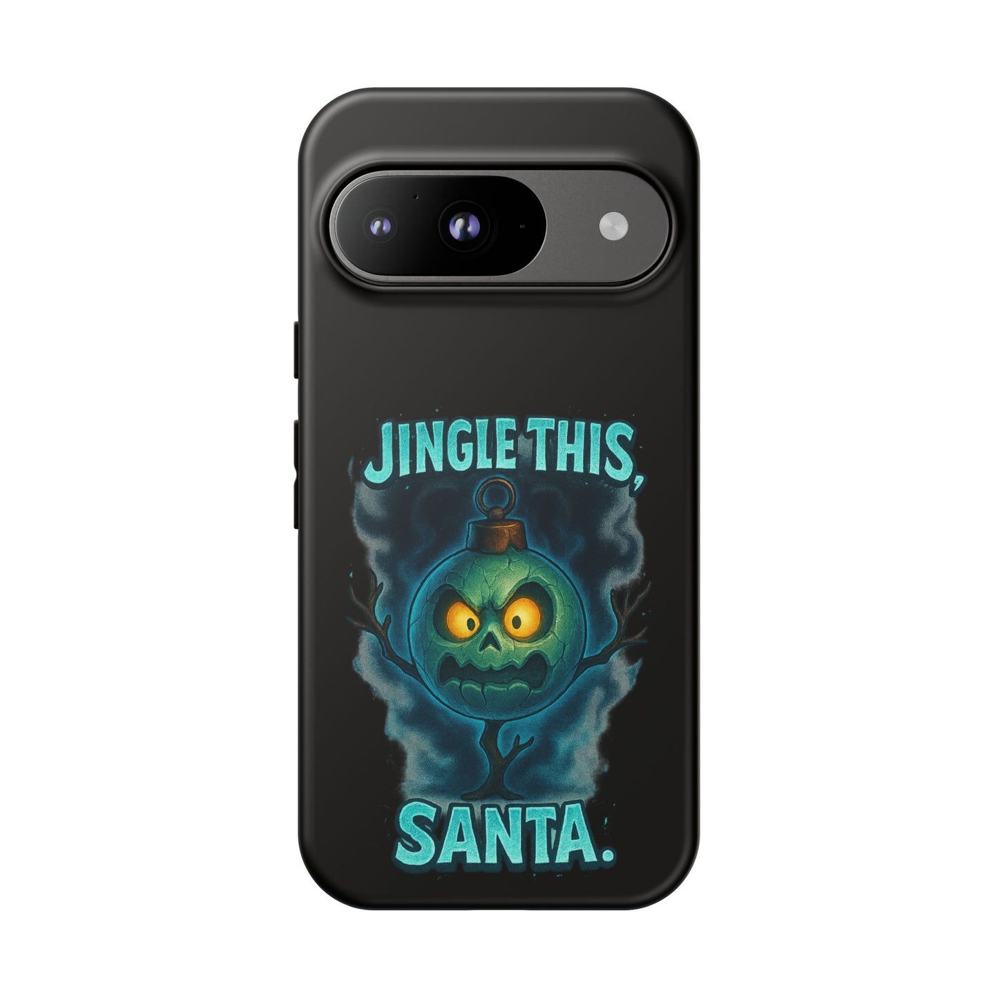 Phone Case - 'Jingle This, Santa' Spooky Holiday Protective Case