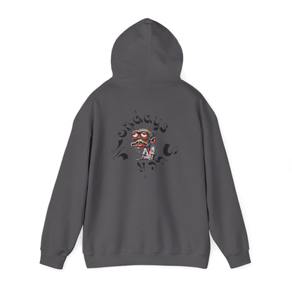 Hoodie - Funky Cartoon Skull Graphic Hoodie