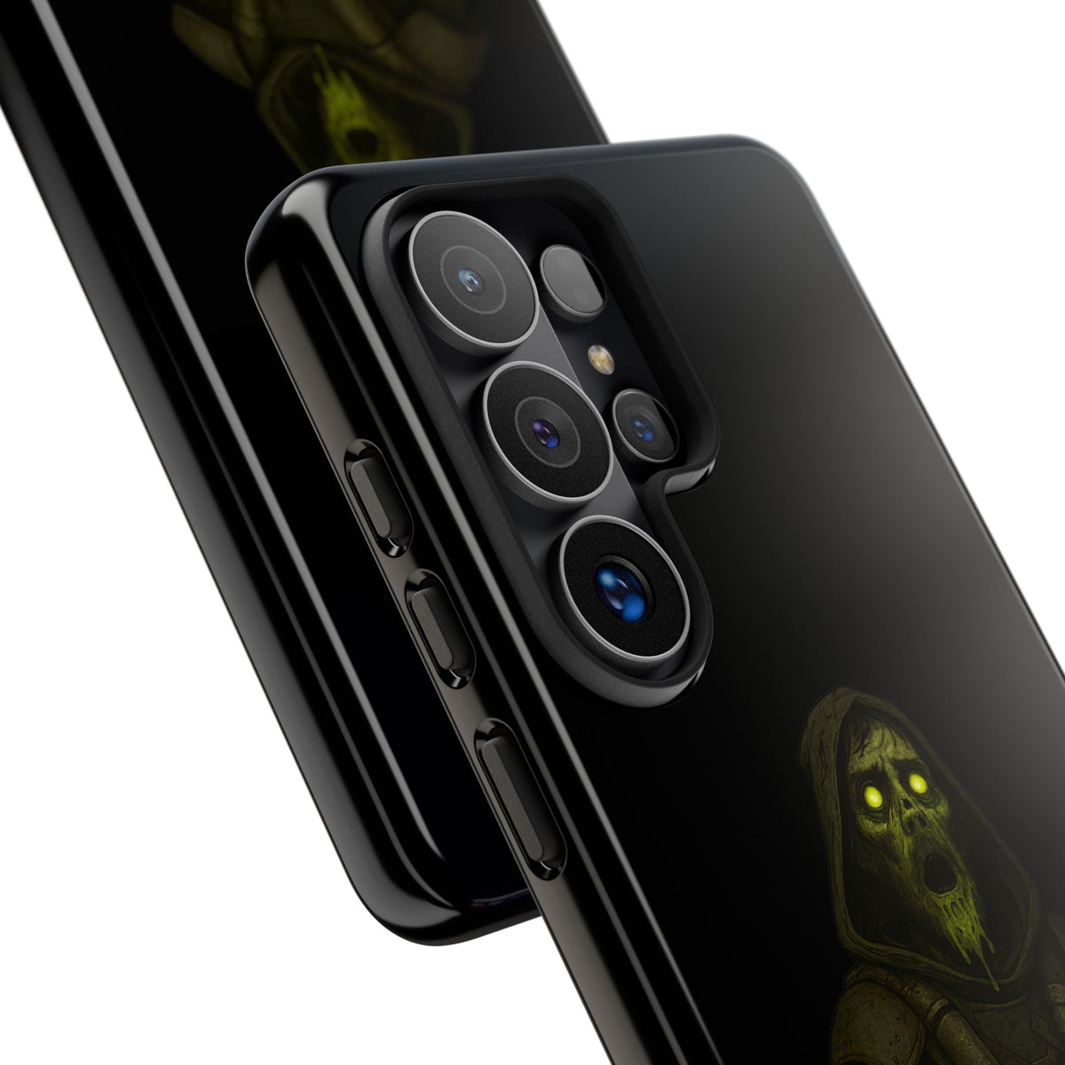 Phone Case — 'Toxic? Nah, Just Prophetically Unpleasant' Neon Grim Reaper Protective Cover