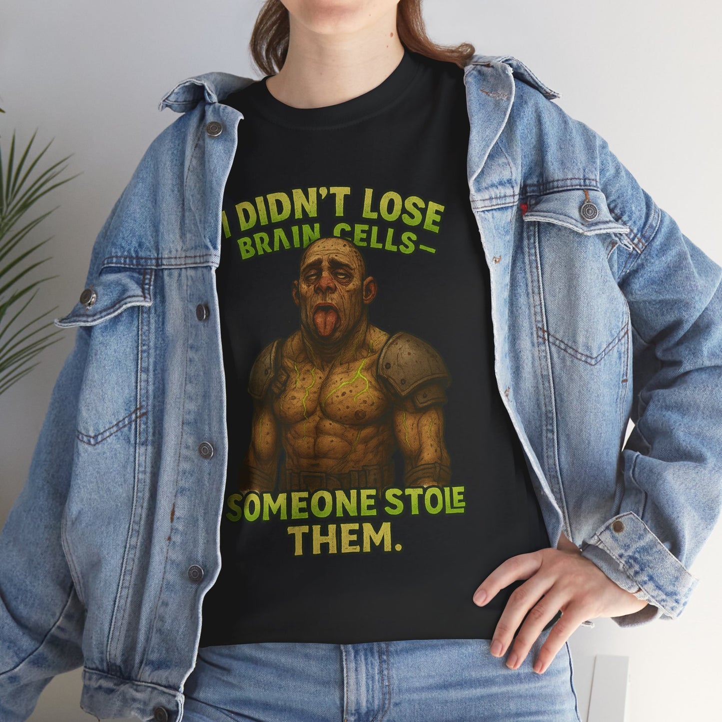 Funny Fantasy Mugling T-Shirt — “I Didn’t Lose Bracers, Someone Stole Them” Graphic Tee
