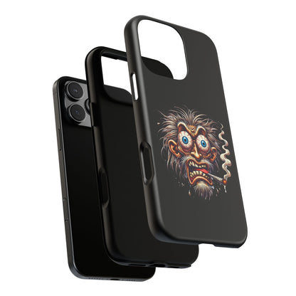 Phone Case — Wild Cartoon Monster Smoking Design