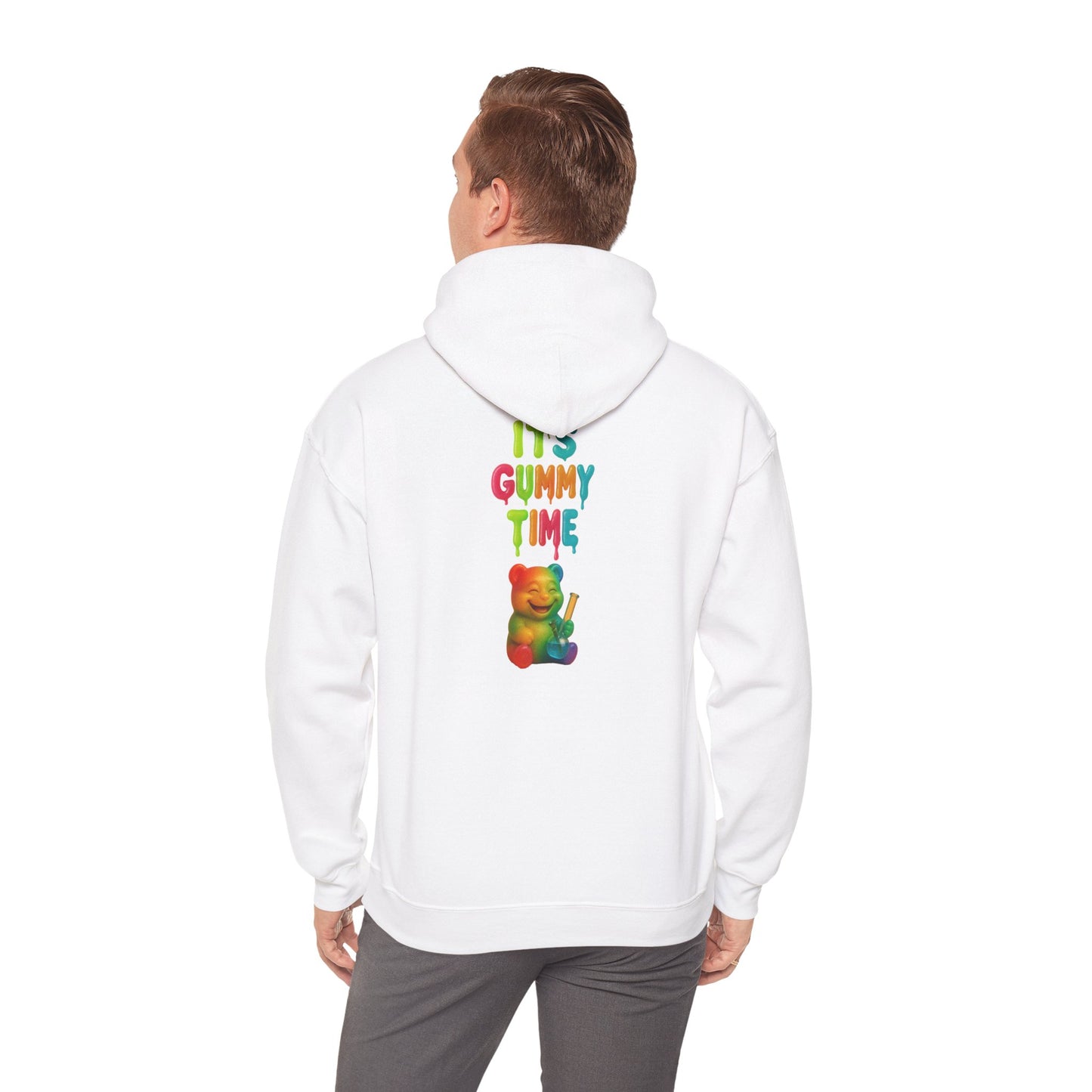 Gummy Time Hoodie — Colorful Gummy Bear Graphic Pullover