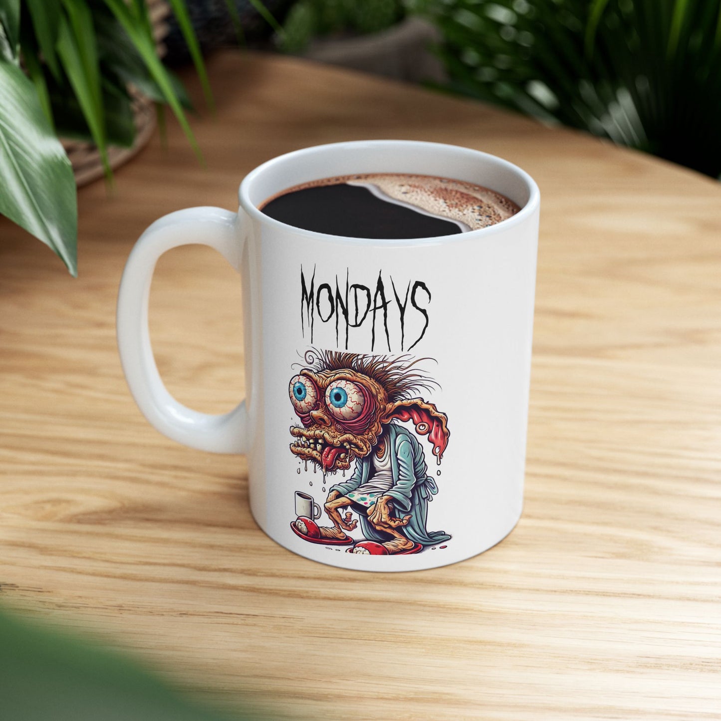 Mondays – Zombie Mug for the Coffee-Dead