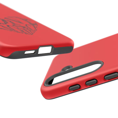 Red 'Love Justice' Heart Phone Case — Protective iPhone Cover, Valentine’s Gift