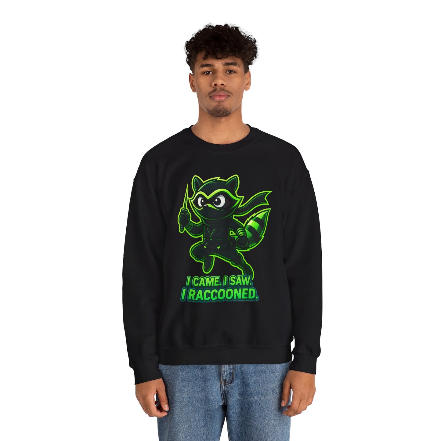 I Raccooned Ninja Crewneck