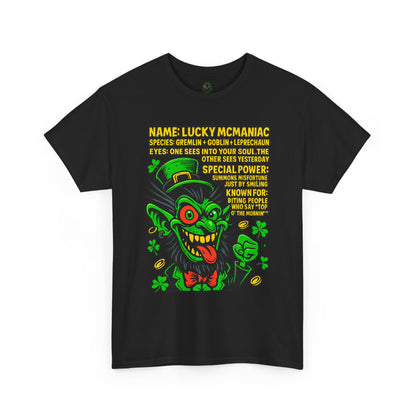 Lucky McManiac – Mischievous Goblin-Leprechaun Hybrid T-Shirt