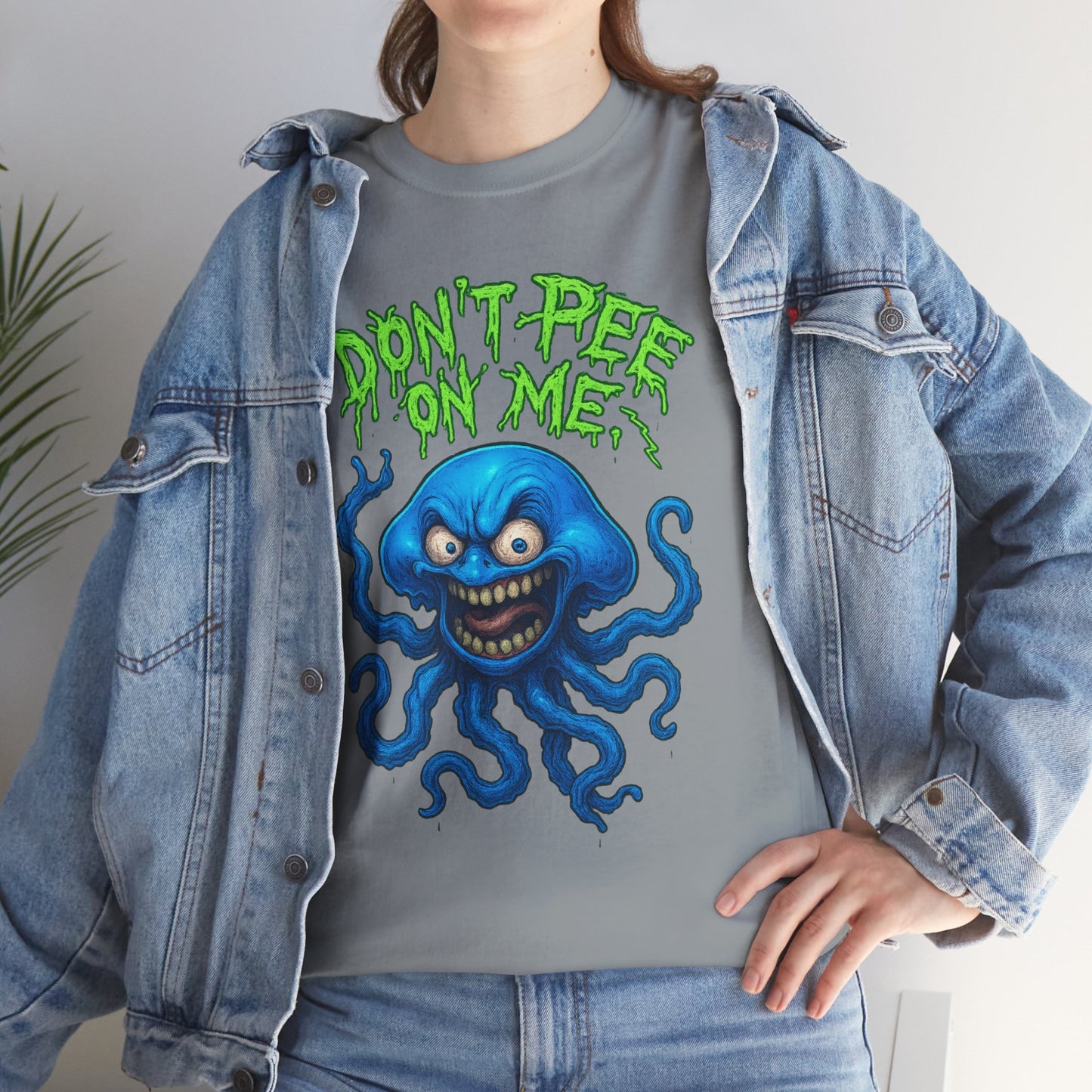 Don’t Pee on Me – Angry Jellyfish T-Shirt