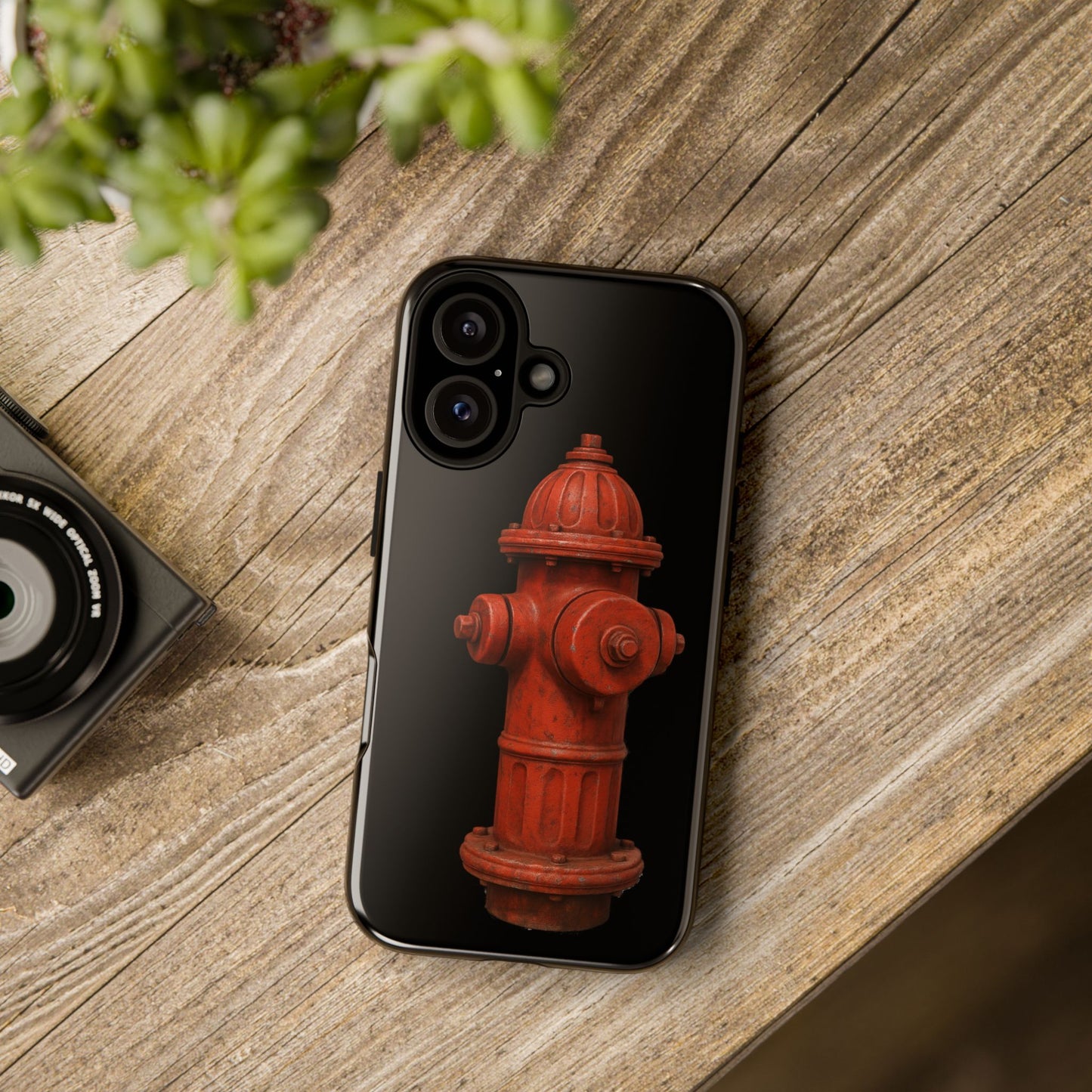 Red Fire Hydrant Phone Case — Tough Protective iPhone Cover