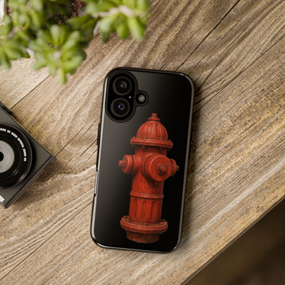 Red Fire Hydrant Phone Case — Tough Protective iPhone Cover