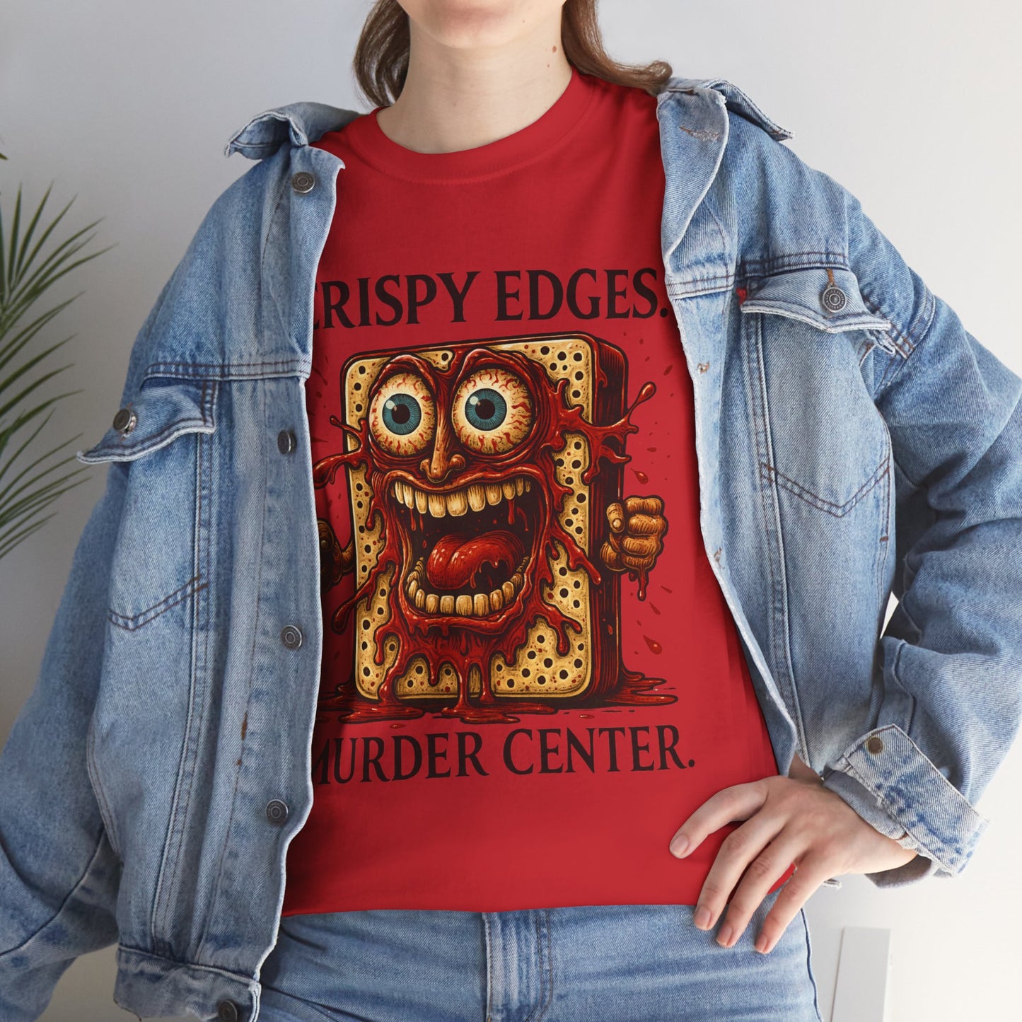 Crispy Edges. Murder Center. – Psycho Maxipad Tee