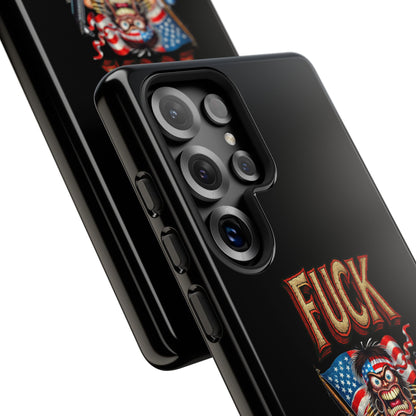 Phone Case — "FUCK YEA" Patriotic Skeleton Soldier Graphic