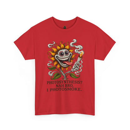 Photosmoke Sunflower – “I Photosmoke” Funny Stoner Plant T-Shirt