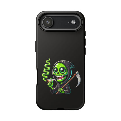 Grinning Green Reaper Phone Case