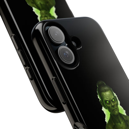 Spooky Green Ghost Phone Case — "I Baked Cookies, They Scream Now" Horror iPhone Cover