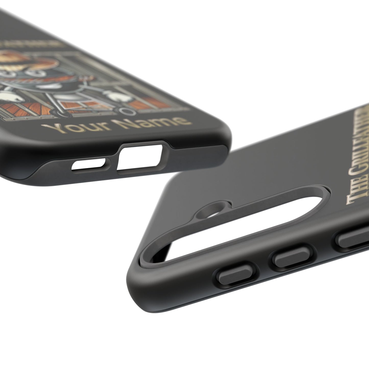 Grillfather Personalized Phone Case — Funny BBQ Smoker Design
