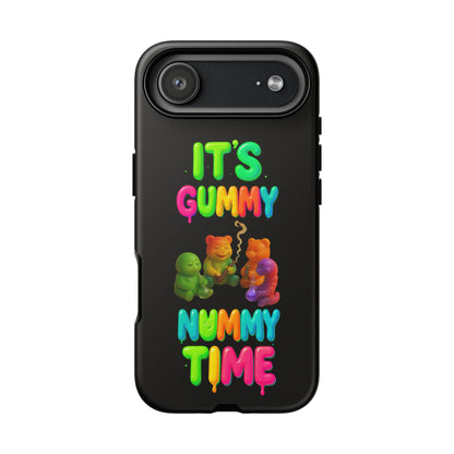 It's Gummy Nummy Time Phone Case — Colorful Gummy Bears Protective Case