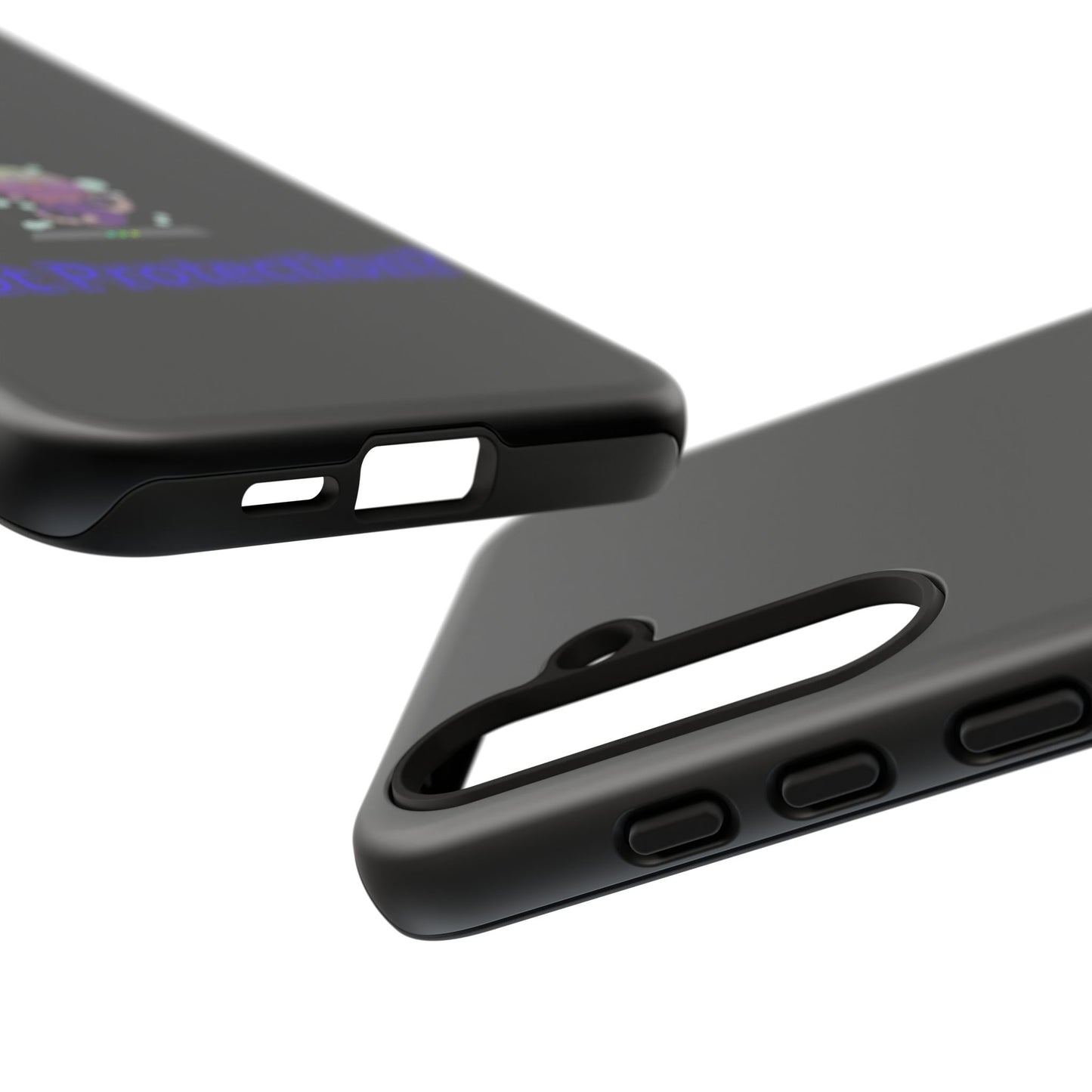 Phone Case — 'Got Protection?' Cute Purple Alien Anti-Shock Protective Cover