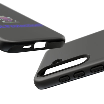 Phone Case — 'Got Protection?' Cute Purple Alien Anti-Shock Protective Cover