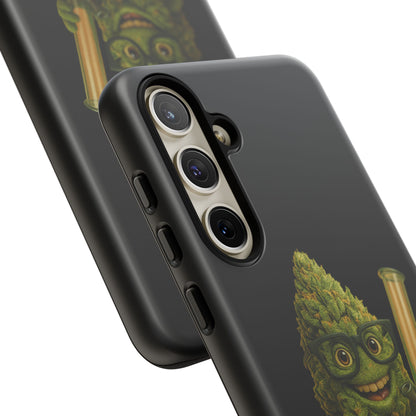 Phone Case — "Educated. Medicated. Elevated." Cute Bud Scientist Design