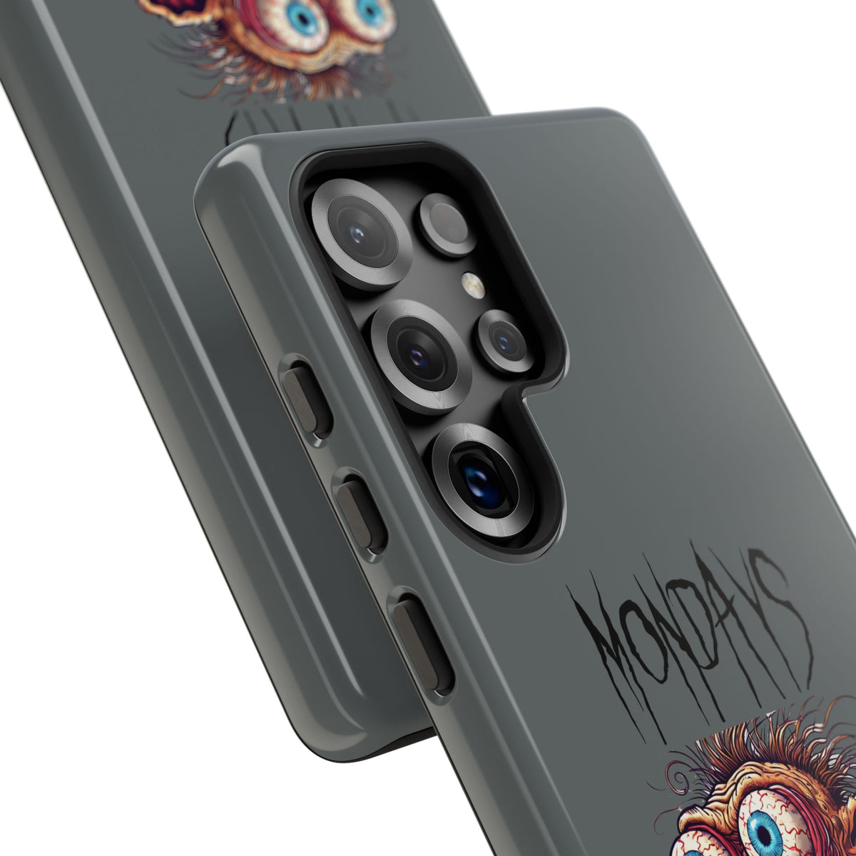 Mondays Zombie Character Phone Case – Funny Groggy Coffee Phone Cover