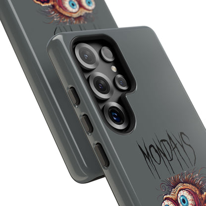 Mondays Zombie Character Phone Case – Funny Groggy Coffee Phone Cover
