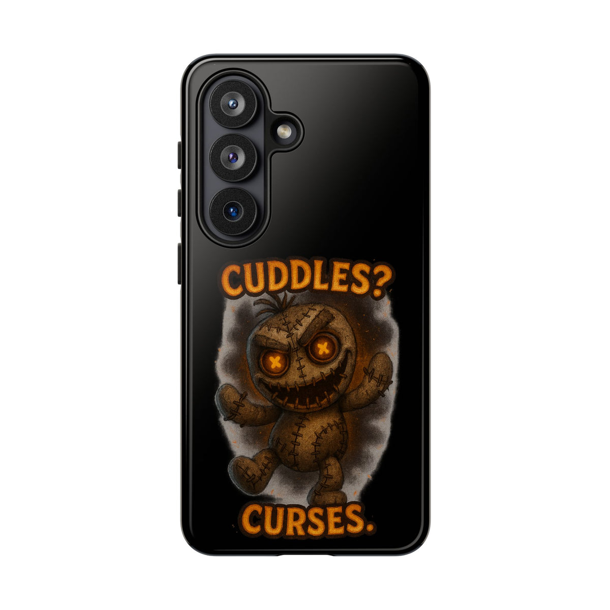 Phone Case — 'Cuddles? Curses.' Voodoo Doll Gothic Protective Case
