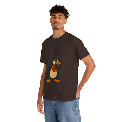 Resist Penguin Unisex Heavy Cotton Tee | Protest Shirt, Gift for Activists,