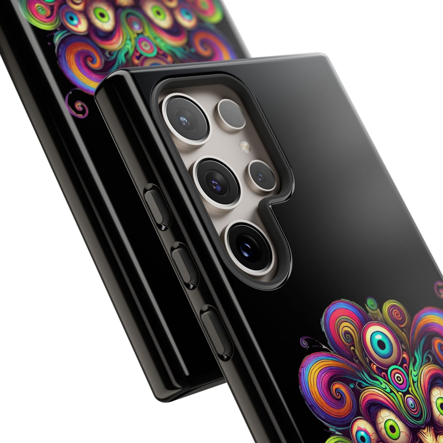 Psychedelic Jester Phone Case — Colorful Creepy Clown Tough Case