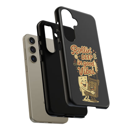 Phone Case — "Rollin' Deep in Good Vibes" Cartoon Retro Design