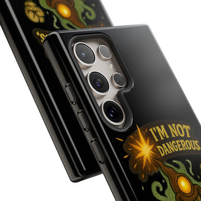 Phone Case — “I’m Not Dangerous, I’m Expressive” Monster Protective Case