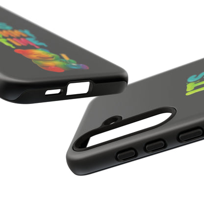 Phone Case — "It's Gummy Time" Rainbow Gummy Bear Protective Cover