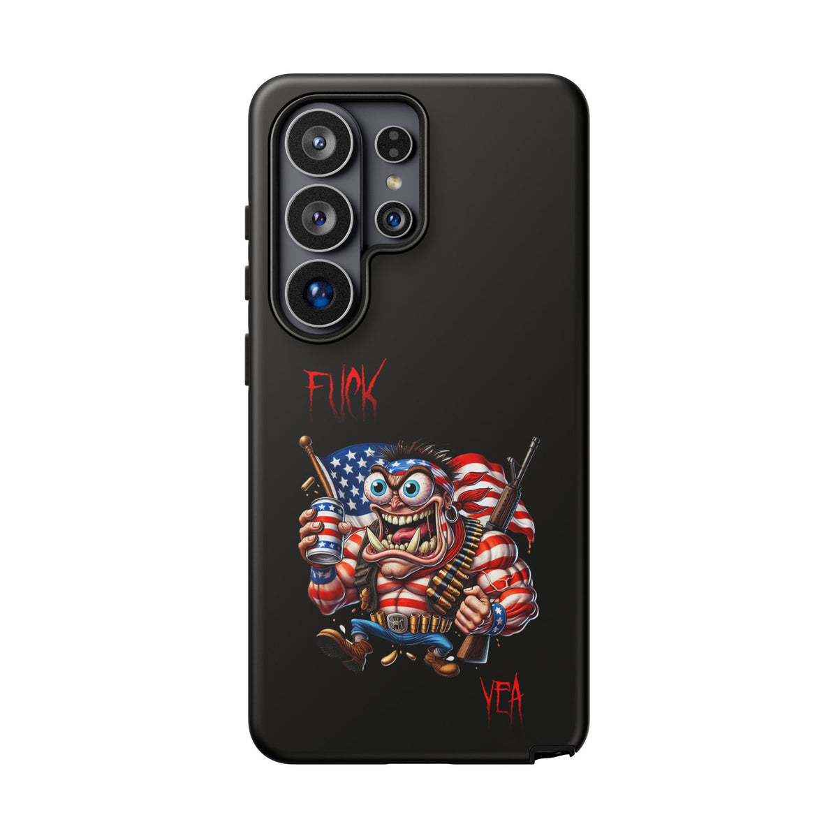 Patriotic Madman Phone Case — 'Funk Yea' USA Flag Tough Case