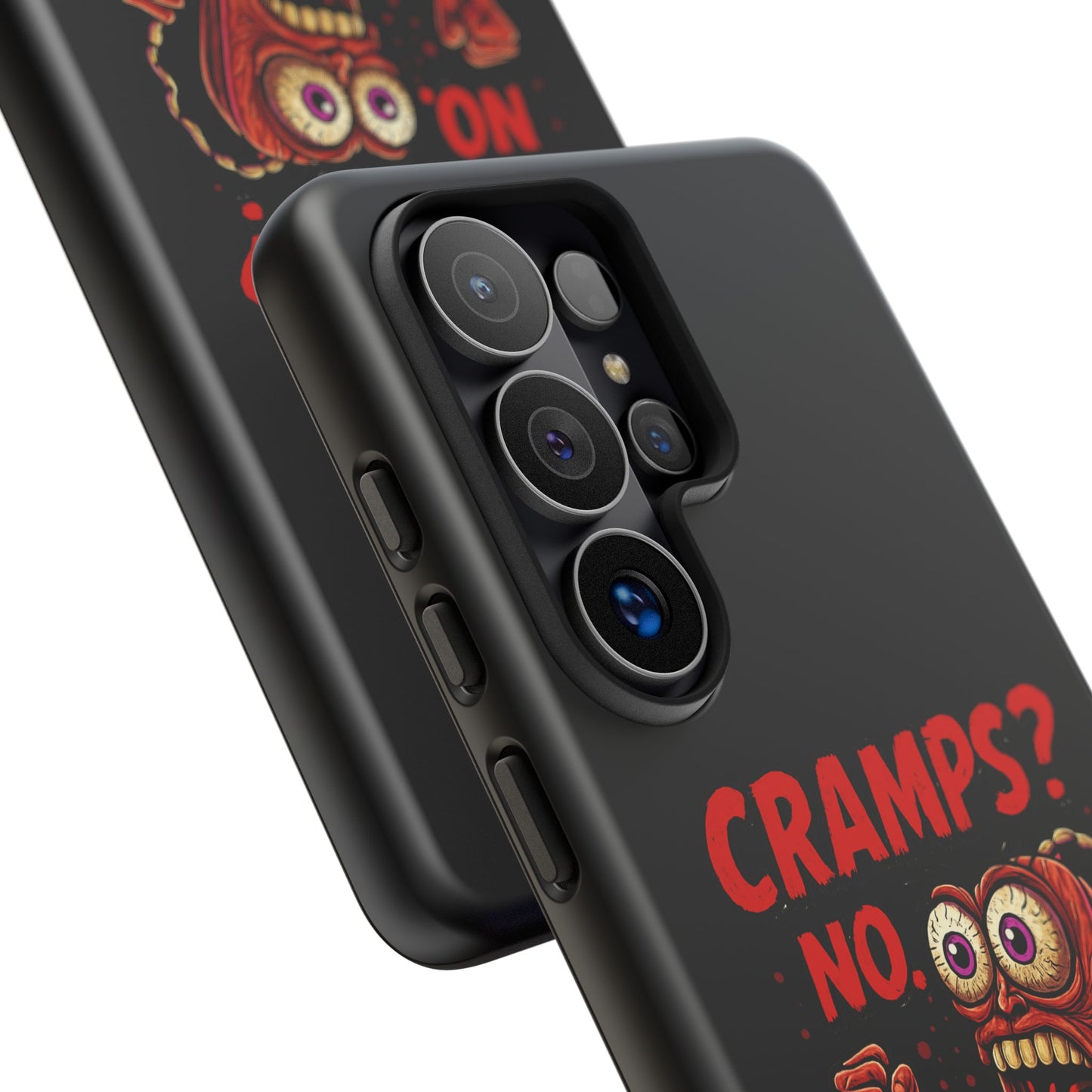 Phone Case — "Cramps? No, Wrath!" Retro Hot-Pepper Graphic
