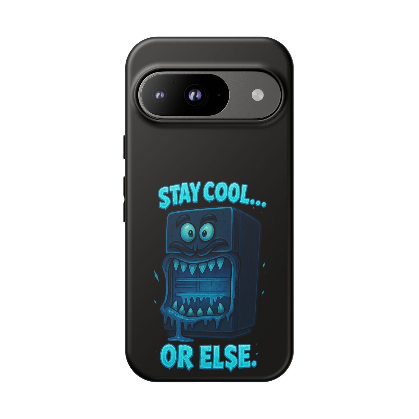 Stay Cool... Or Else. Phone Case — Neon Monster Protective iPhone Cover