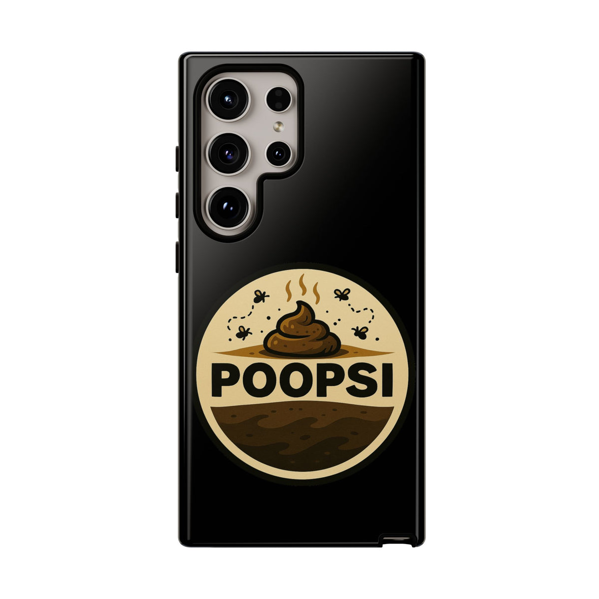 Phone Case — 'POOPSI' Funny Poop Logo Protective Cover