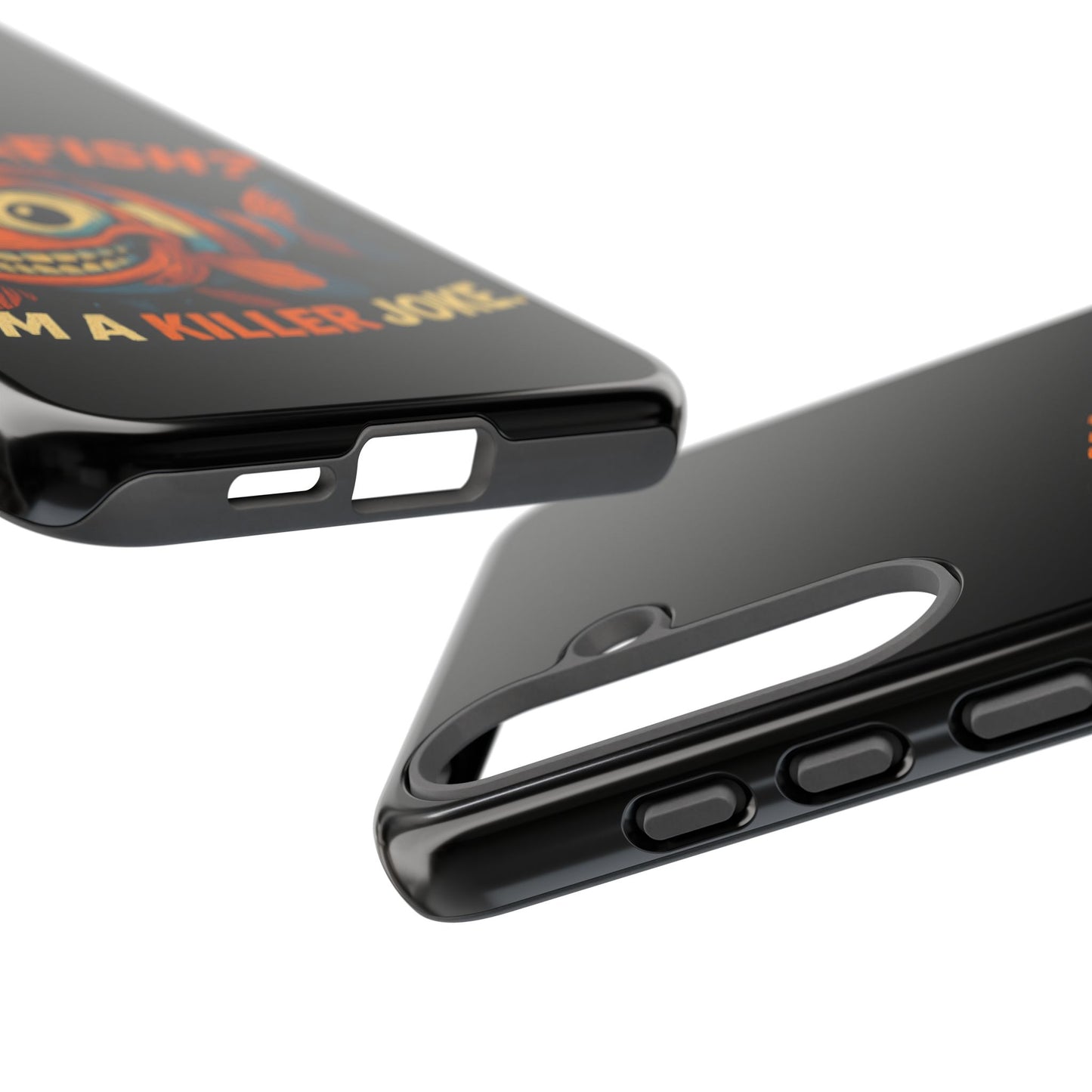 Phone Case — “Clownfish? I’m a Killer Joke.” Funny Creepy Fish Graphic